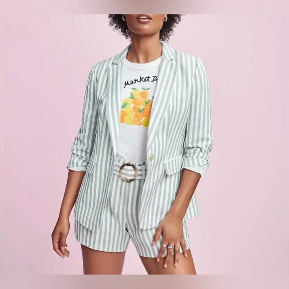 Lot Loft Modern striped Blazer AND Emory Pants - Picture 5 of 16